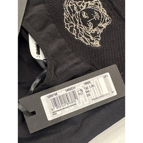 Versace Medusa Black Shapewear Bralette L-XL (Stretch) Made in Italy 1008756 NWT - Picture 9 of 9